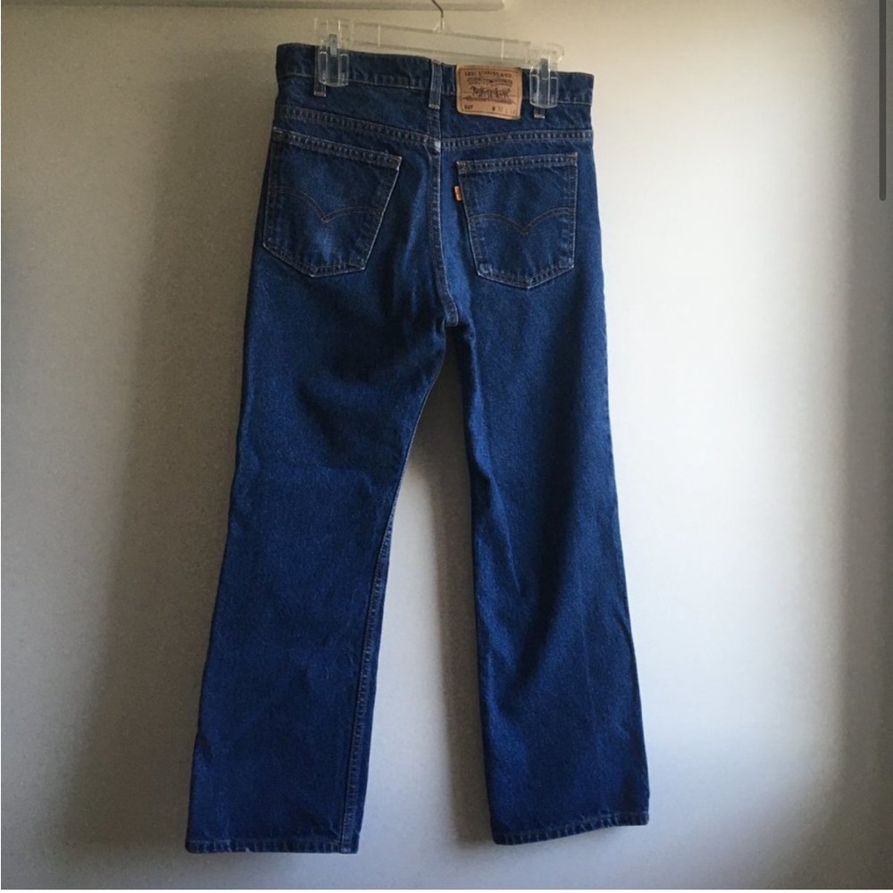 Vintage 90s Levi’s 517 Orange Tab Jeans 32x30 Blue 1996 Straight Leg
